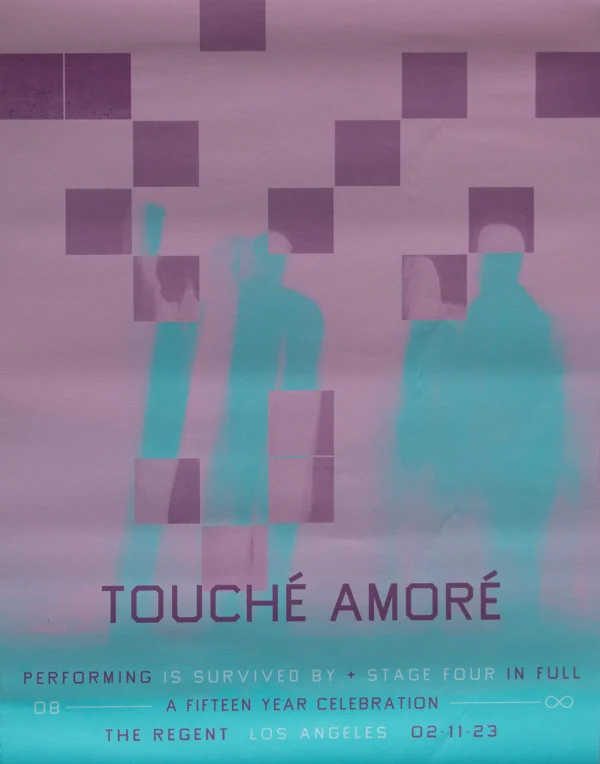 1000 Touché Amoré Purple and Blue